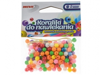 Koraliki do nawlekania BREWIS 6mm K6-10 MIX