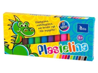 Plastelina TETIS 15g 12 kolorw