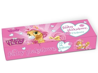 FARBKI PLAKATOWE 12 kol. / PRINCESS PALACES PETS