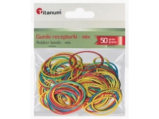 Gumki recepturki TITANUM 50g mix blister