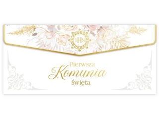 Kartki karnet - koperta Premium Komunia 011