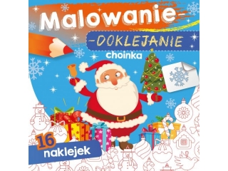 Kolorowanka SKRZAT Malowanie-doklejanie. Choinka