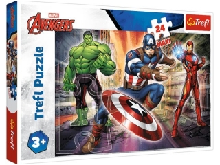 Puzzle "24 Maxi - W ¶wiecie Avengersów