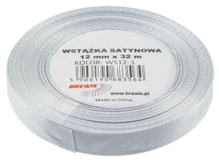 Wstka satynowa 12mm/32m 1 biay