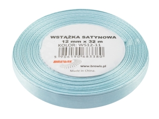 Wstka satynowa 12mm/32m 11 j.niebieski