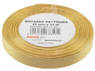 Wstka satynowa BREWIS 12mm/32m kolor 87