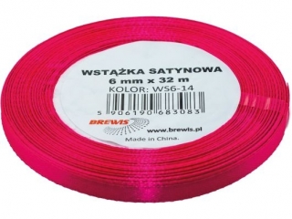 Wstka satyn. 6mm/32m 14 rowy A`2