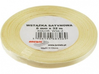 Wstka satynowa BREWIS 6mm/32m kolor 2