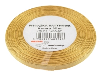 Wstka satynowa BREWIS 6mm/32m kolor 87