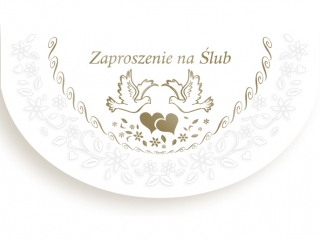 Zaproszenie POL-MAK 10szt. lub skadane exclusive  ZSE 160x95 z kopert ZSE_SL_38786