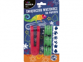 ŚWIĄTECZNY WYCISKACZ DO PAPIERU 6 SZT. KIDEA
