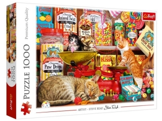 Puzzle 1000 TREFL Kocie sodkoci