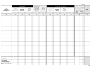 Druk -�Podatkowa ksi�ga przych. i rozch.A4
