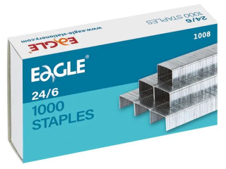 Zszywki nr.24/6  Eagle  nr.1008 [opakowanie=12szt]