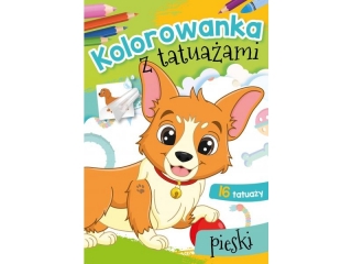 Kolorowanka SKRZAT z tatuaami - Pieski