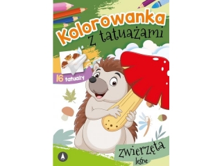 Kolorowanka SKRZAT z tatuaami - Zwierzta lene