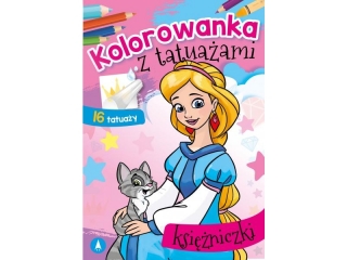 Kolorowanka SKRZAT z tatuaami - Ksiniczki