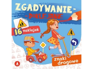 Ksieczka SKRZAT Zgadywanie-doklejanie - Znaki drogowe