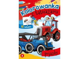 Kolorowanka SKRZAT z tatuaami - Pojazdy