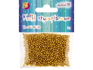 Kulki styropianowe KSK-9820 zote, rozm. 2,5-3,5mm, op. 2g