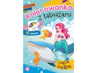 Kolorowanka SKRZAT z tatuaami - Magia oceanu