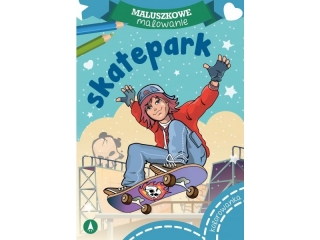 Kolorowanka SKRZAT Maluszkowe malowanie - Skatepark