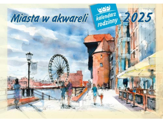 Kalendarz Rodzinny 2025 WL5 Miasta w akwareli