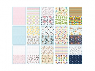 Blok z motywami KIDS, 80g/m2, A4, 15 ark, 30 motyw, Happy Color [opakowanie=10szt]