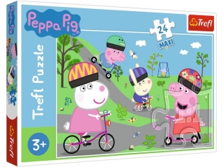 Puzzle "24 Maxi - Aktywny dzie winki Peppy" / Peppa Pig 14330