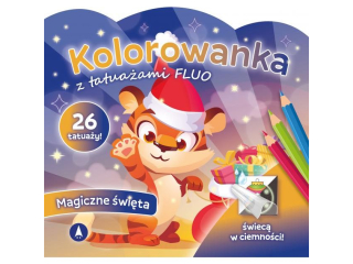 Kolorowanka z tatuaami SKRZAT BN FLUO Magiczne wita