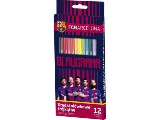 Kredki o³ówkowe 12 kolorów FC-214 FC Barcelona Barca Fan 06