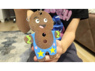 PIASKOWE MALOWANKI - OZDOBY NA CHOINK - CIASTEK