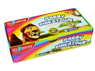 INSPIRIA FARBY PLAKATOWE 20ML - 8 KOLORÓW 2005 (PI) (PW2)