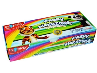 INSPIRIA FARBY PLAKATOWE 20ML - 10 KOLORÓW 2029 (PI) (PW2)