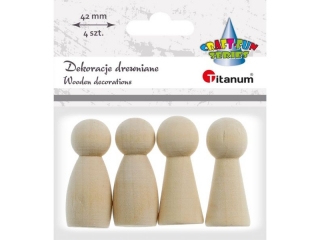 Ozdoba drewniana Titanum Craft-Fun Series figurki/pionki (178258X)