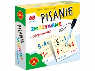 Pisanie zmazywanie - odejmowanie