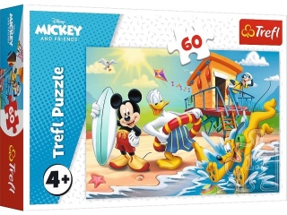 Puzzle "60 - Ciekawy dzień Mikiego i przyjaciól" 17359