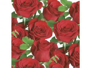 Serwetki POL-MAK Maki Lunch 33cm 20szt. Classic Red Roses SLOG044601 [opakowanie=12szt]