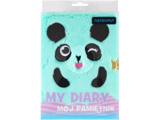 Pamiętnik z kłódką ASTRAPAP MINTY PANDA A5 96k