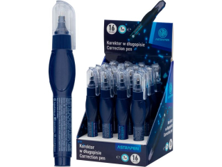 Korektor w d�ugopisie ASTRAPEN  7 ml - 16 szt. display [opakowanie=16szt] (CEN+5%)