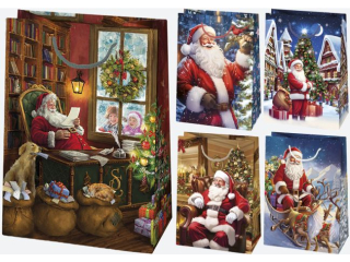 Torebka ozdobna POL-MAK Gwiazdka 10szt. T5_GW_83 230x320x110