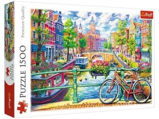 Puzzle 1500 TREFL Kana Amsterdamski