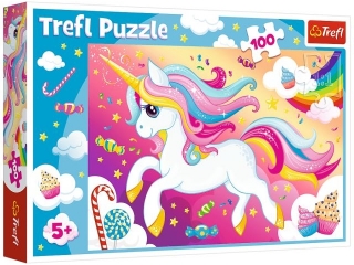 Puzzle  100 TREFL Pikny jednoroec