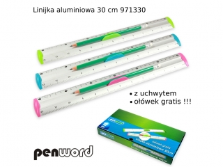 LINIJKA ALUMINIOWA 30 CM 971330