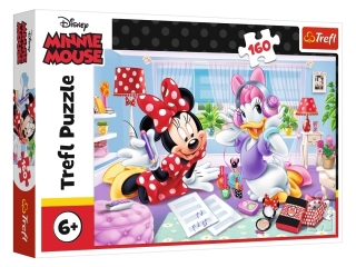 Puzzle  160 TTREFL Minnie - Dzie z przyjacik