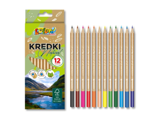 PENMATE KOLORI  KREDKI NATURAL 12 KOLOR�W HURT [opakowanie=12szt]