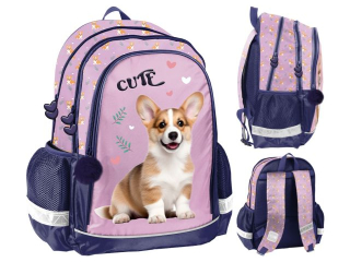 Plecak PASO CUTE CORGI PP26CG-081 38x28x15