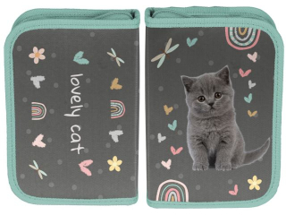 Pi�rnik bez wyposa�enia PASO LOVELY CAT PP26CS-P001BW 19, 5x13x3, 5