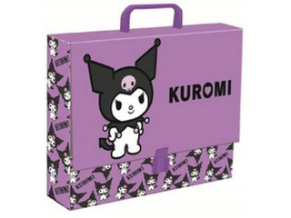Teczka z rczk A4, XL 33 x 24, 8 x 9 cm KUROMI VIOLET