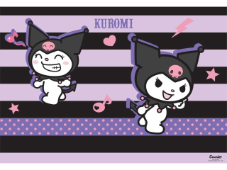 Podkad szkolny na biurko dwustronny 55x38 cm KUROMI [opakowanie=5szt]